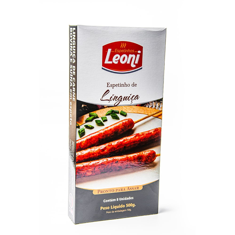 Espetinho De Linguiça Leoni 500G