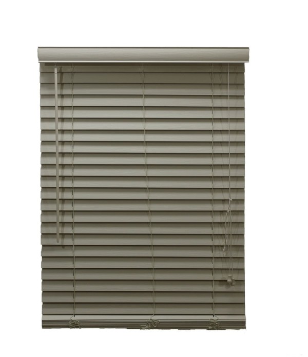 Encontraproduto.com.br - Persiana Horizontal Pvc 50mm Forest Natural 120 (L) X 160 (A) cm Com BandÃ´ Design Luxo Tipo Madeira
