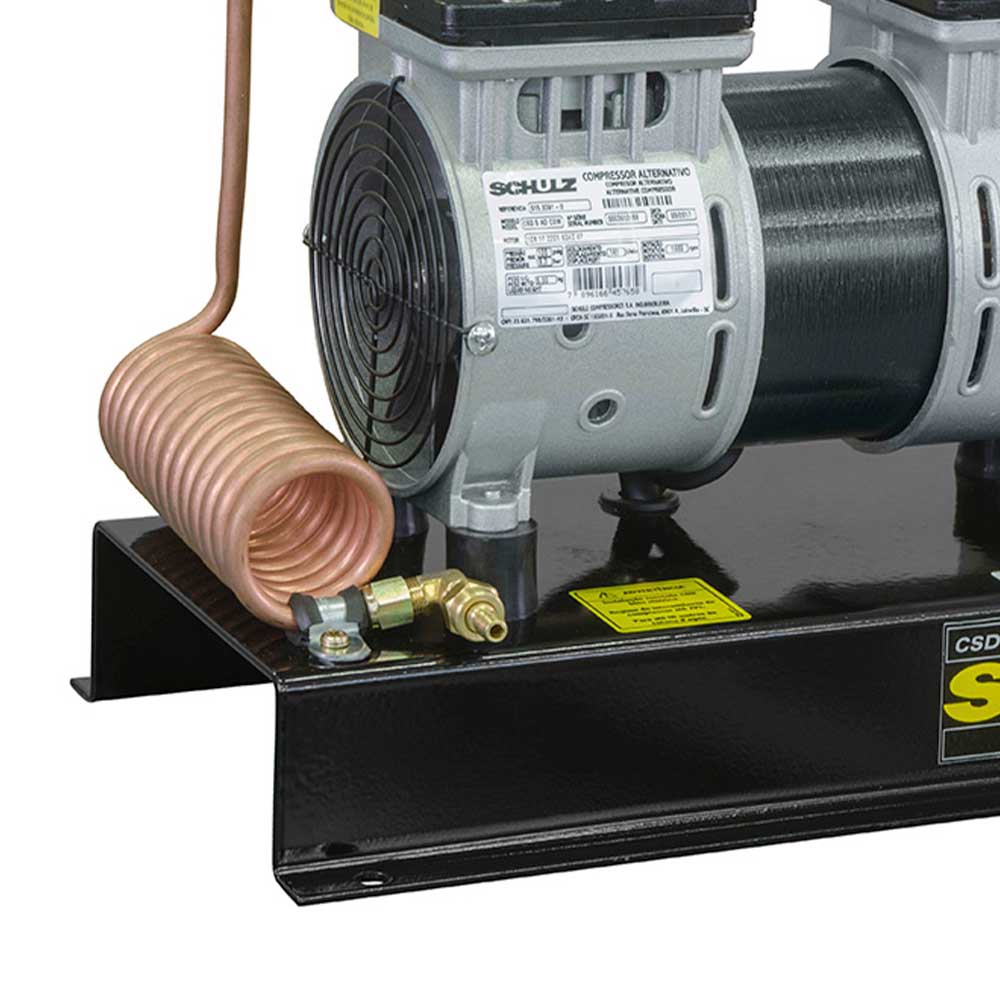 Encontraproduto.com.br - Compressor Isento de Óleo Ar Direto Schulz CSD 5/AD com base