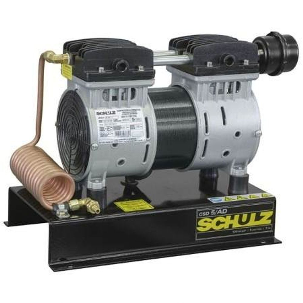 Encontraproduto.com.br - Compressor Isento de Óleo Ar Direto Schulz CSD 5/AD com base