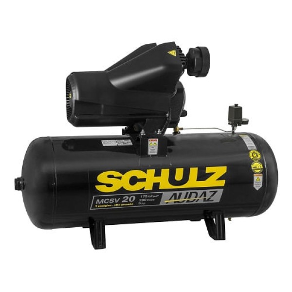 Encontraproduto.com.br - Compressor Ar Schulz Audaz Mcsv - 20/200 M-5CV C/CH 380V