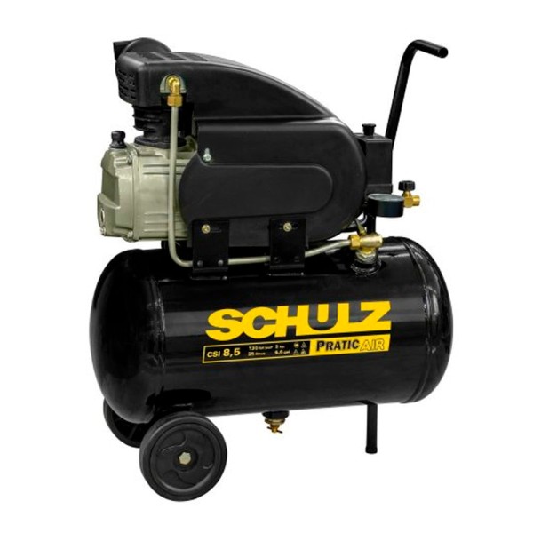 Encontraproduto.com.br - Compressor de Ar Schulz Pratic Air Csi 8,5 25L 2Hp Monofásico