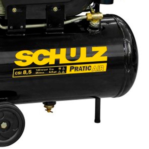 Encontraproduto.com.br - Compressor de Ar Schulz Pratic Air Csi 8,5 25L 2Hp Monofásico