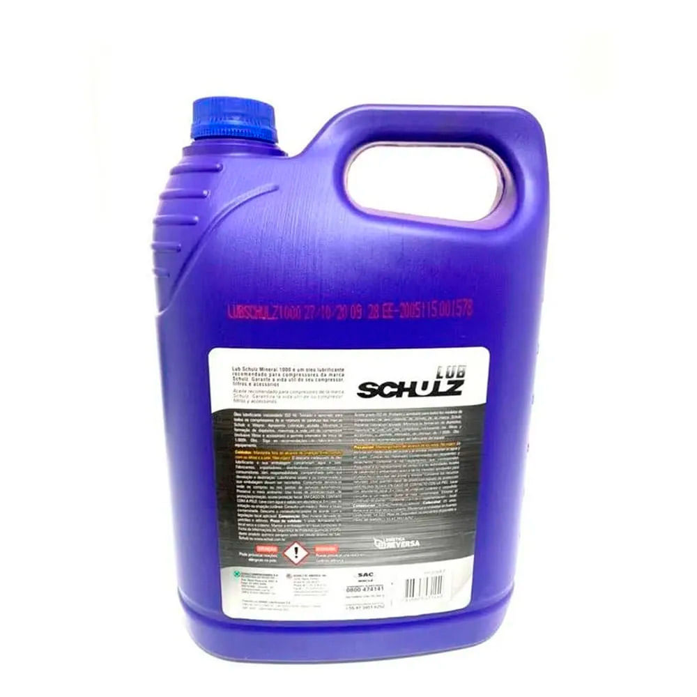 Encontraproduto.com.br - Kit Compressor de Parafuso SRP 4015E Lean 15hp 230L e 1 Óleo Mineral para Compressor 4L Schulz
