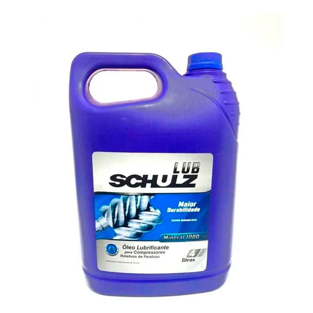 Encontraproduto.com.br - Kit Compressor de Parafuso SRP 4015E Lean 15hp 230L e 1 Óleo Mineral para Compressor 4L Schulz