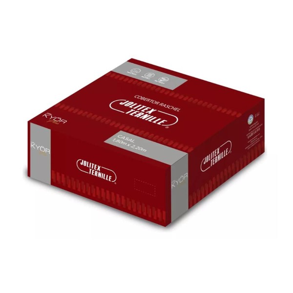 Encontraproduto.com.br - Cobertor Kyor Plus 420g Casal 180x220cm Helsinki Preto Jolitex