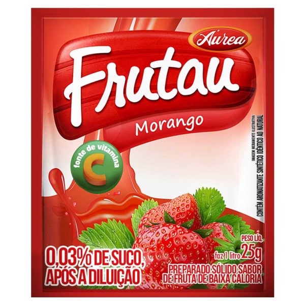 Encontraproduto.com.br - Refresco Pó Frutau 25g Morango