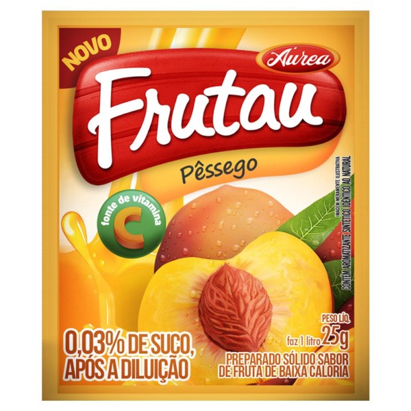 Encontraproduto.com.br - Refresco Pó Frutau 25g Pêssego