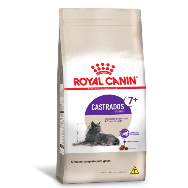 Ração Royal Canin Gato Sterilised 7+