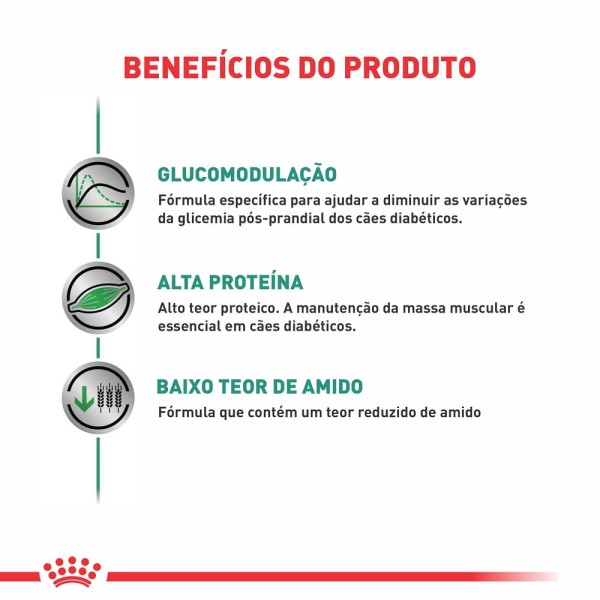 Encontraproduto.com.br - Ração Royal Canin Veterinary Diabetic para Cães Adultos com Diabetes 1,5kg