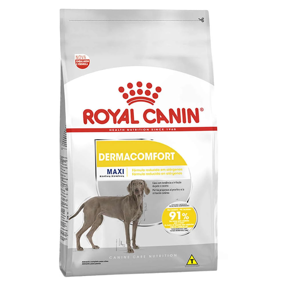 Encontraproduto.com.br - Ração Royal Canin Cães Adultos Maxi Dermacomfort 10,1KG