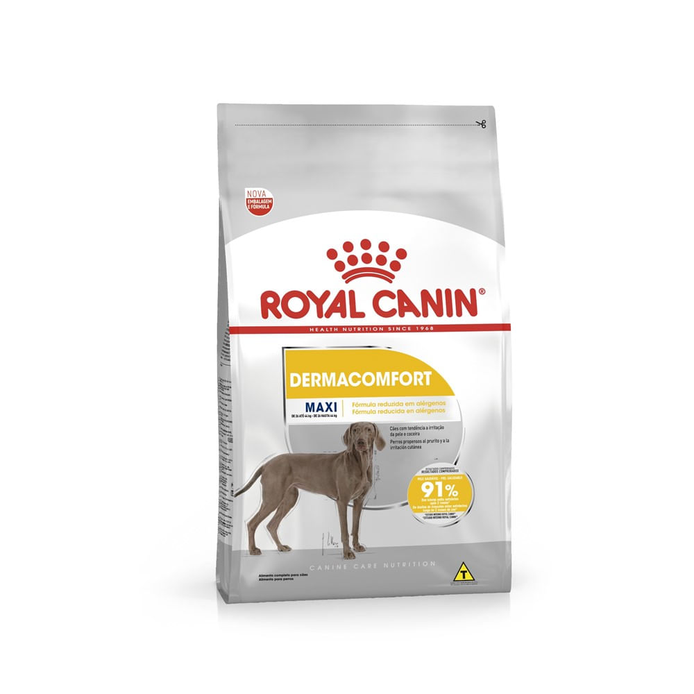 Encontraproduto.com.br - Ração Royal Canin Cães Adultos Maxi Dermacomfort 10,1KG