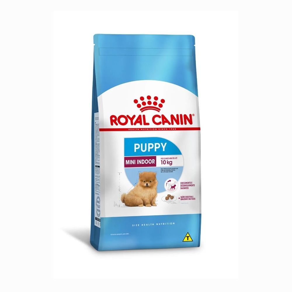Ração Royal Canin Mini Indoor Puppy Para Cães Filhotes De Raças Pequenas Peso 2,5 Kg