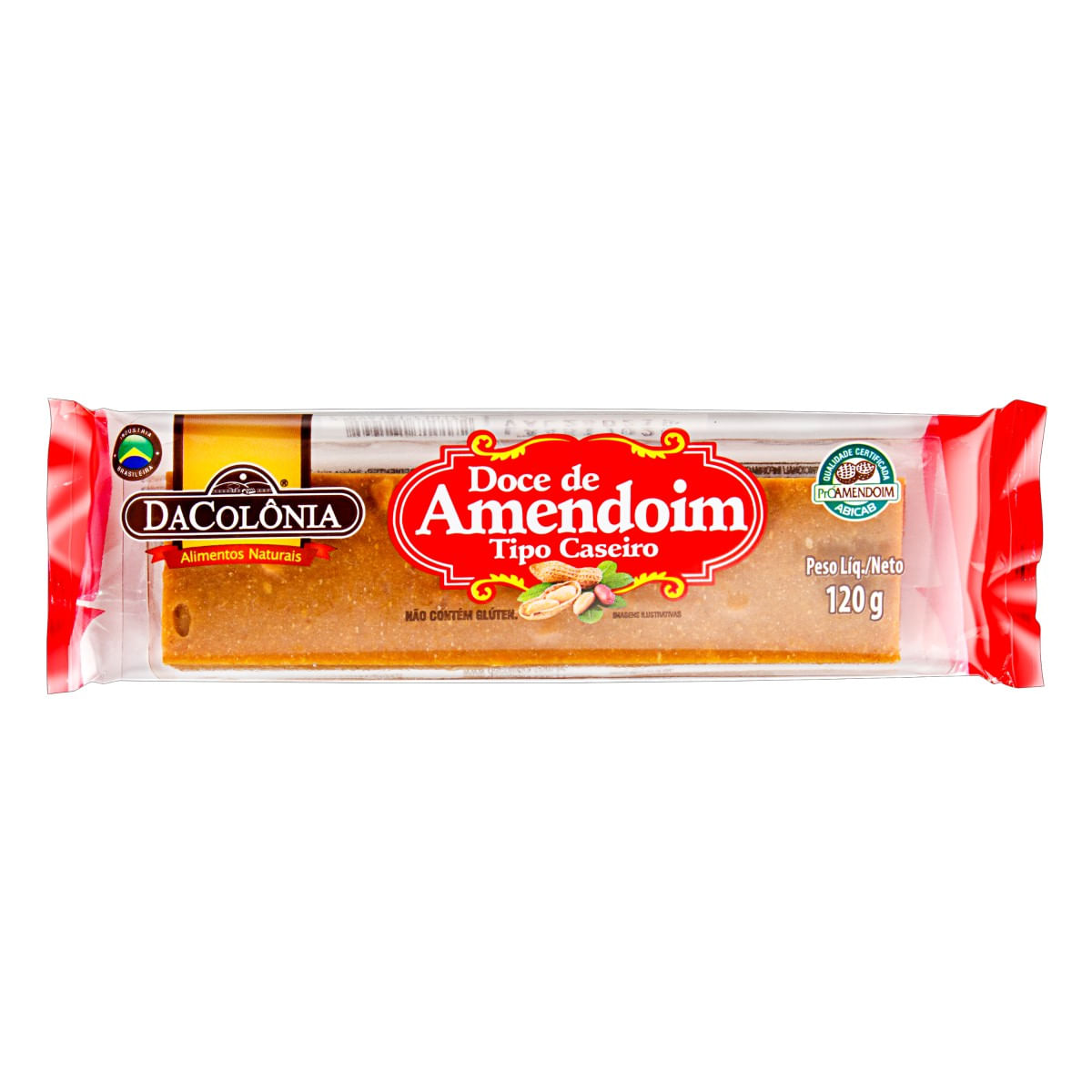 Encontraproduto.com.br - Doce de Amendoim DaColônia Caseiro Pacote com 120g