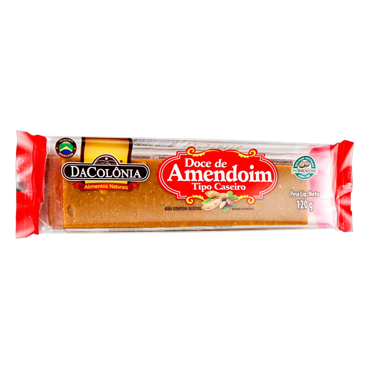 Encontraproduto.com.br - Doce de Amendoim DaColônia Caseiro Pacote com 120g