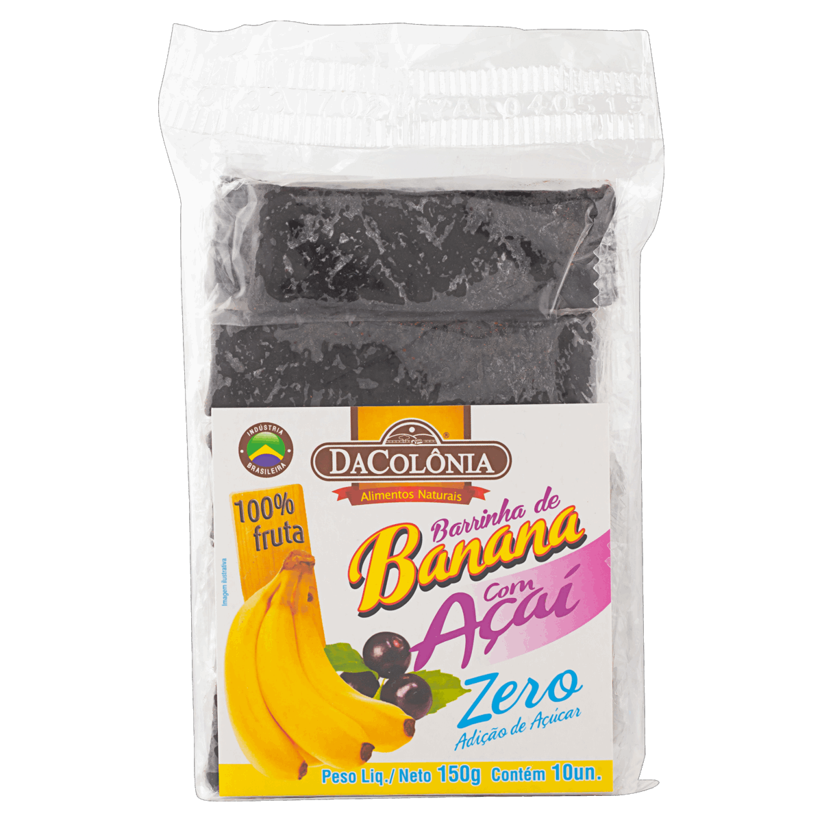 Encontraproduto.com.br - Banana com Açaí Zero 150g - DaColônia