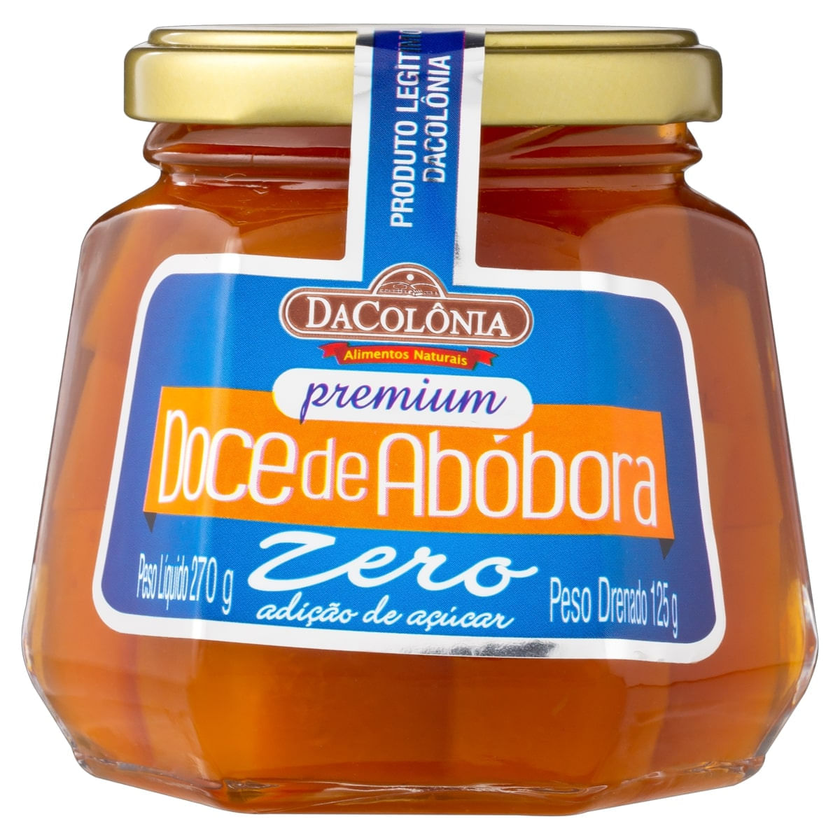 Encontraproduto.com.br - Doce Abobora Zero Acucar Dacolonia 270 g
