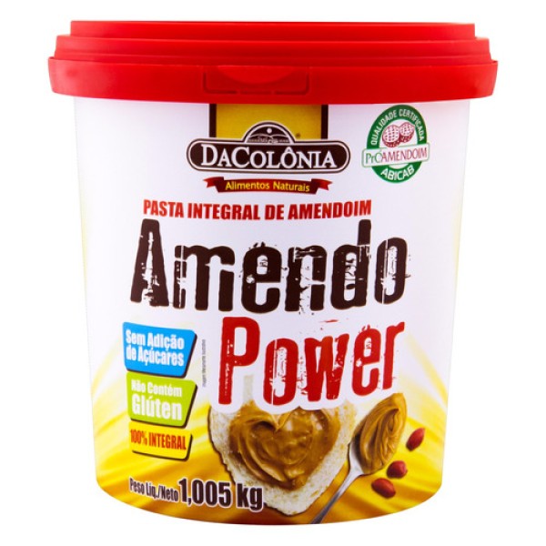 Encontraproduto.com.br - Pasta de Amendoim Amendo Power Pote com 1,005kg