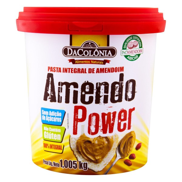 Encontraproduto.com.br - Pasta de Amendoim Amendo Power Pote com 1,005kg