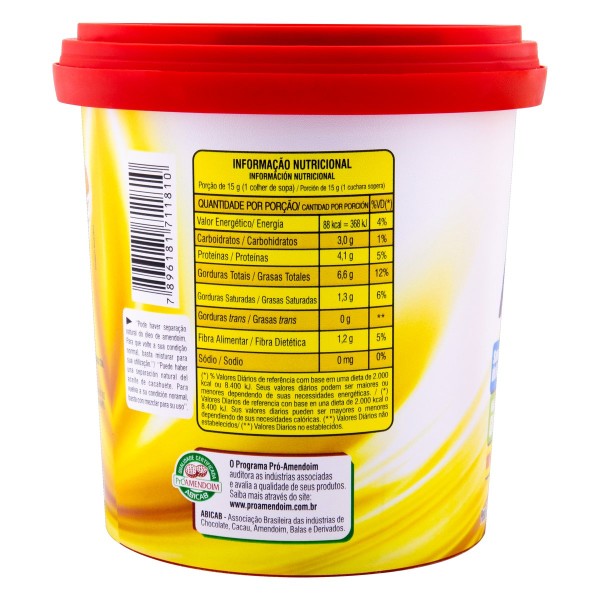 Encontraproduto.com.br - Pasta de Amendoim Amendo Power Pote com 1,005kg