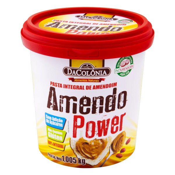 Encontraproduto.com.br - Pasta de Amendoim Amendo Power Pote com 1,005kg