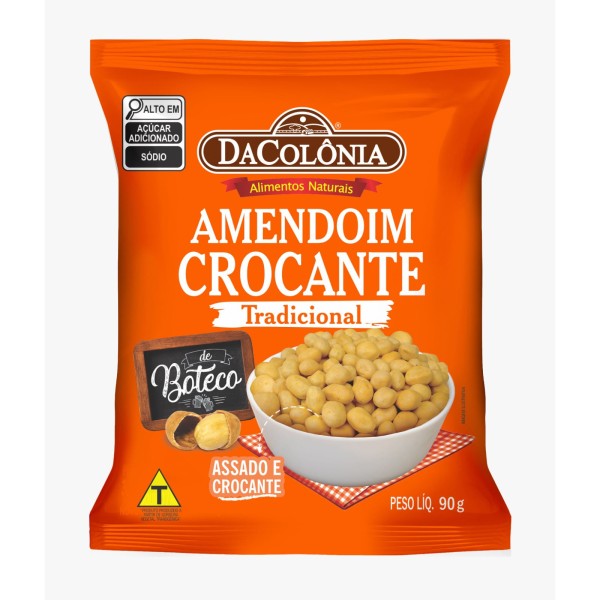 Amendoim DA COLÔNIA Crocante Tradicional 90g