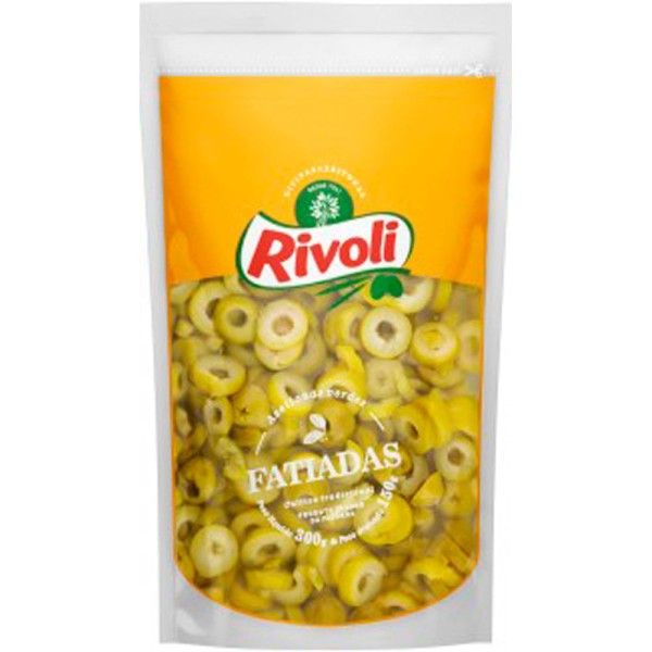 Encontraproduto.com.br - Azeitona Verde Rivoli Fatiada Sachê com 150g