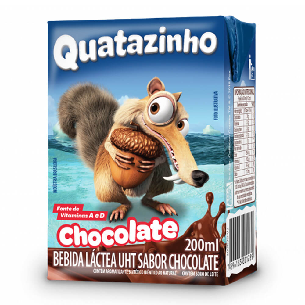 Achocolatado Pronto para Beber 200ml - Quatá