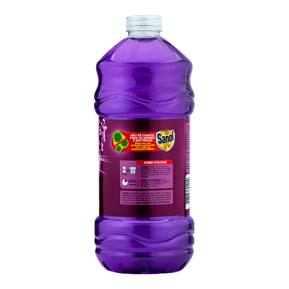Encontraproduto.com.br - Desinfetante Sanol Lavanda Frasco com 2L