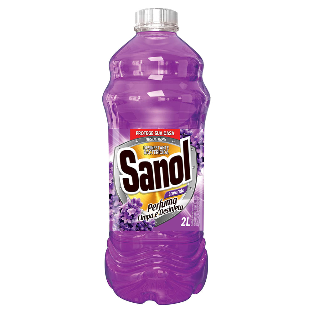 Encontraproduto.com.br - Desinfetante Sanol Lavanda Frasco com 2L