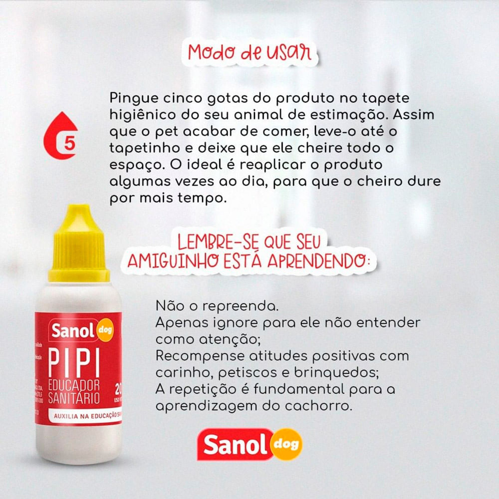 Encontraproduto.com.br - Educador Sanitário Pipi Sanol Dog