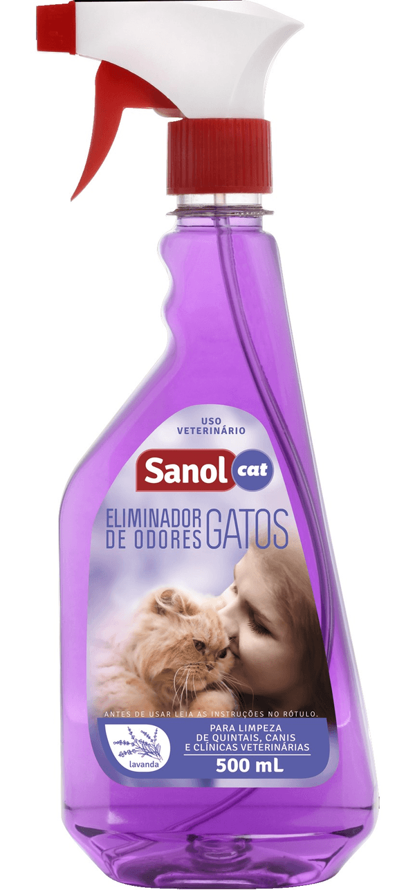Eliminador de Odores Spray Gatos Sanol Cat