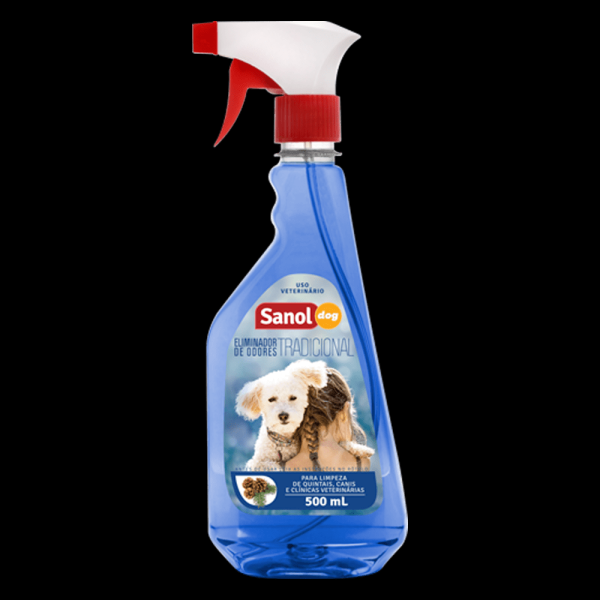 Encontraproduto.com.br - Eliminador de Odores Spray Cães Sanol Dog