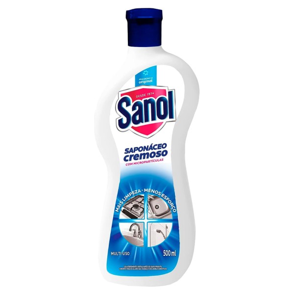 Encontraproduto.com.br - Saponáceo Cremoso Sanol Clássico 500ml