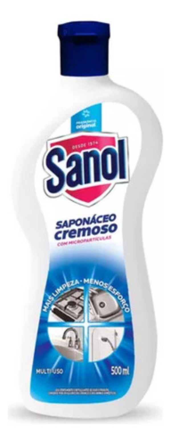 Encontraproduto.com.br - Saponáceo Cremoso Sanol Clássico 500ml
