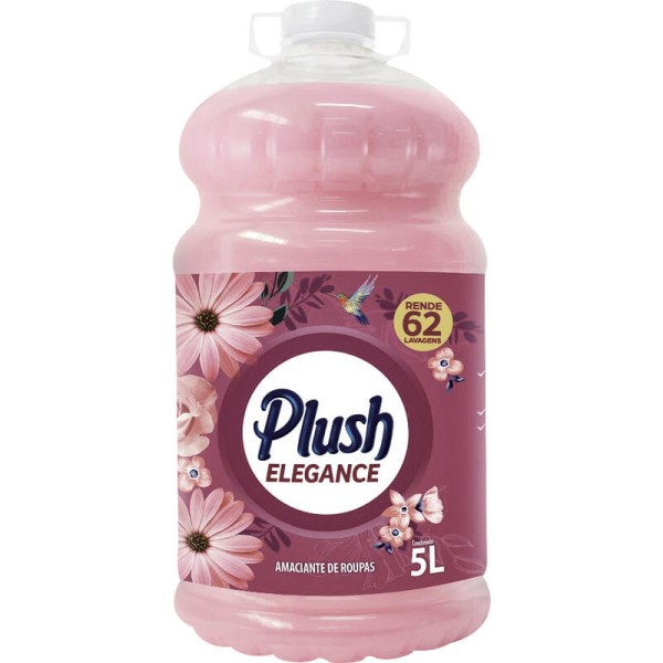Encontraproduto.com.br - Amaciante para Roupas Plush Rosa Bombona com 5L