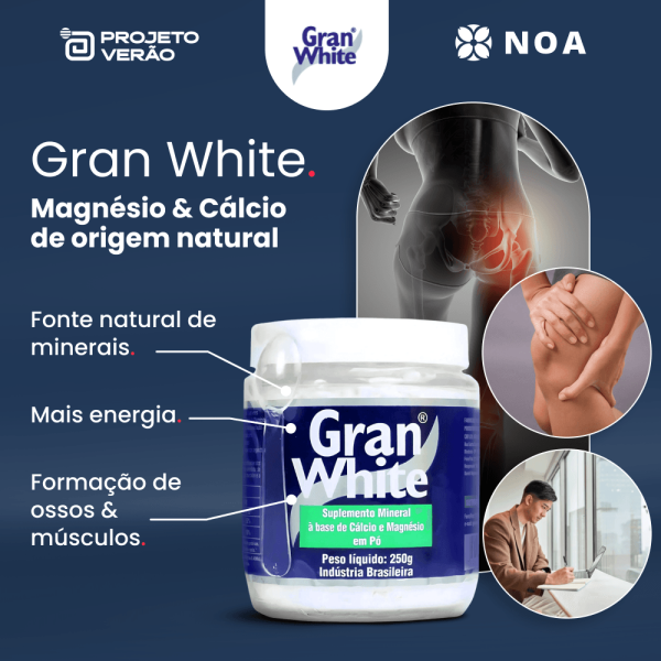 Gran White em Pó - Ossos e Articulações - 250g