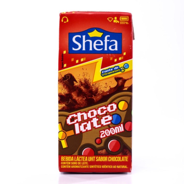 Encontraproduto.com.br - Bebida Láctea Shefinha Chocolate 200ml