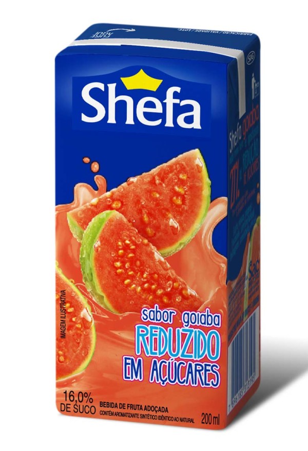 Encontraproduto.com.br - Bebida Mista Shefa Goiaba 200ml