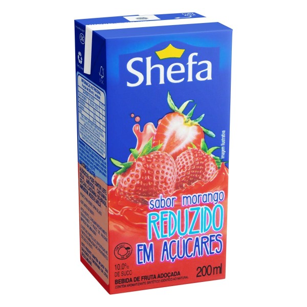 Encontraproduto.com.br - Suco Morango Shefa 200mL