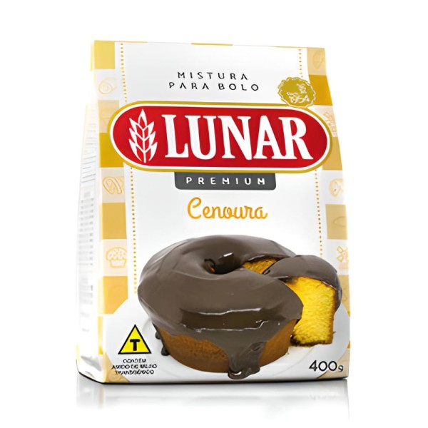 Encontraproduto.com.br - Mistura para Bolo Lunar Cenoura Sachê com 400g