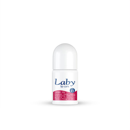 Encontraproduto.com.br - Protetor Solar Labial Laby Cereja Pushampoo Pull Stick Fps15 3,2G - Laby