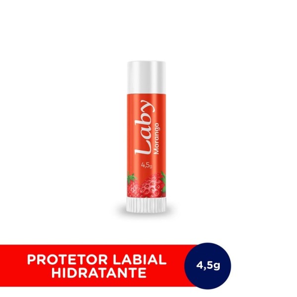 Encontraproduto.com.br - Protetor Labial Laby Morango Sensação Fps 15 4,5g