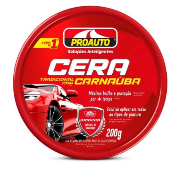 Encontraproduto.com.br - Cera Pasta Tradicional 204 200g Proauto