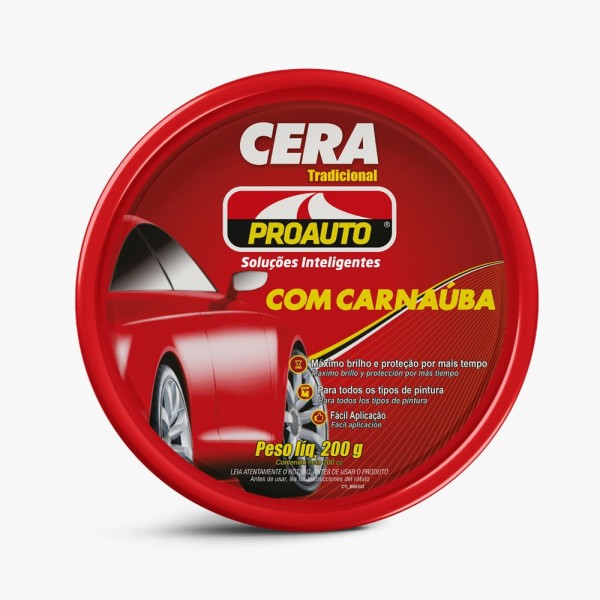Encontraproduto.com.br - Cera Pasta Tradicional 204 200g Proauto