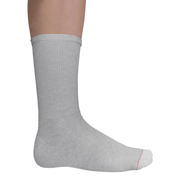 Encontraproduto.com.br - Kit 3 Meias Cano Médio Hanes Algodão 5184 Cinza 37 A 44