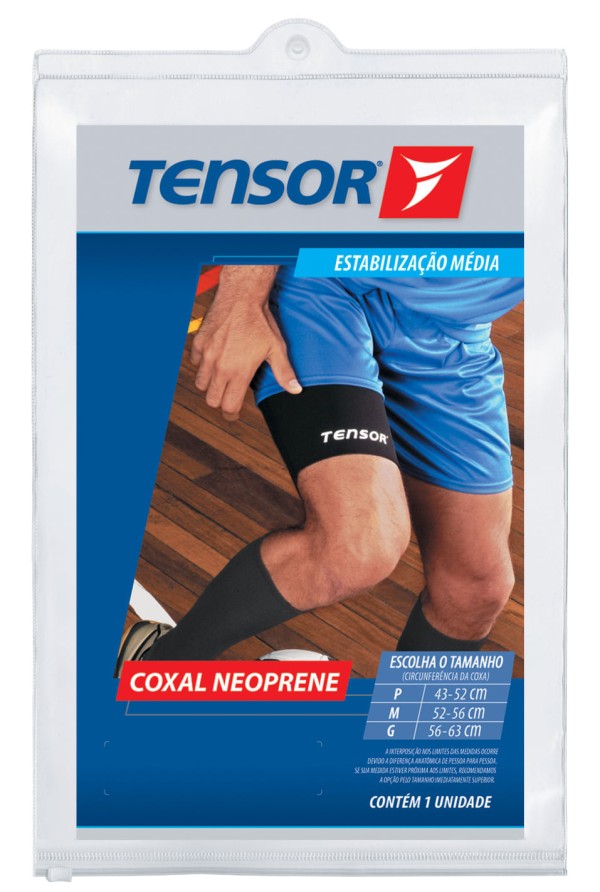 Encontraproduto.com.br - Coxal de neoprene Tensor 8411 M Preto