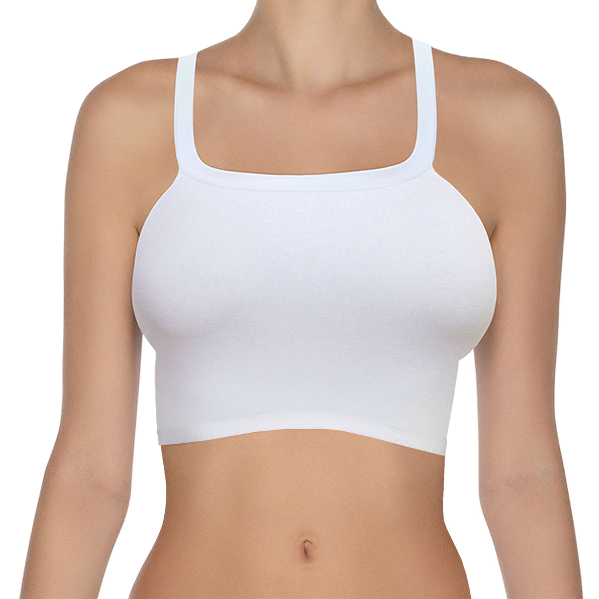 Cropped Hanes Multi-Way 5771 Branco - P