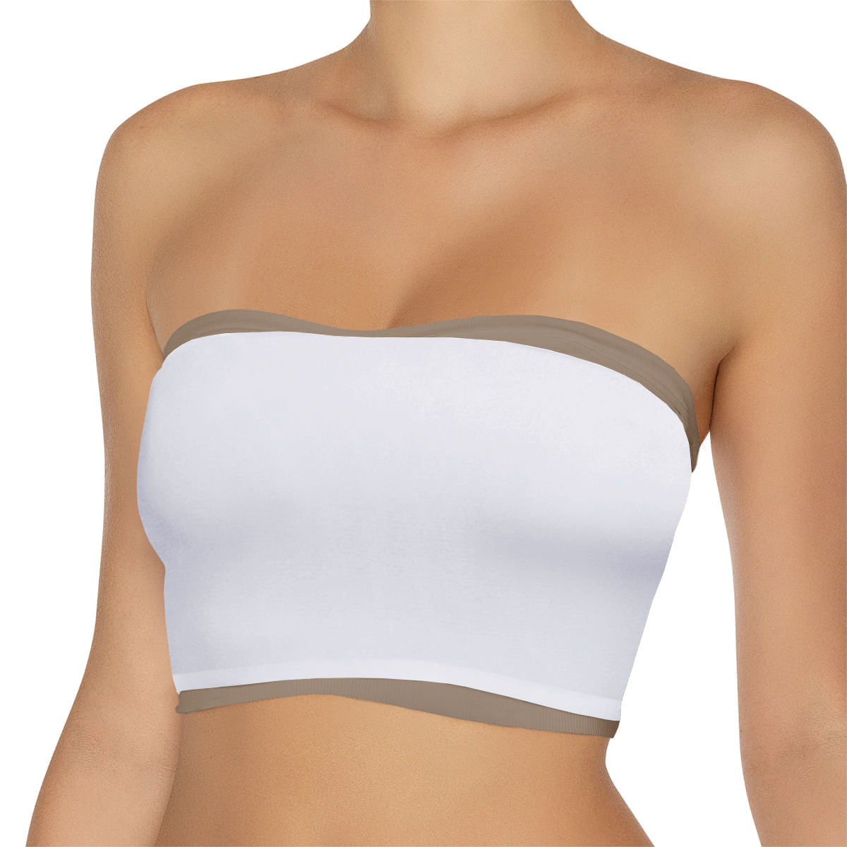 Encontraproduto.com.br - Cropped Hanes Multi-Way 5771 Branco - P