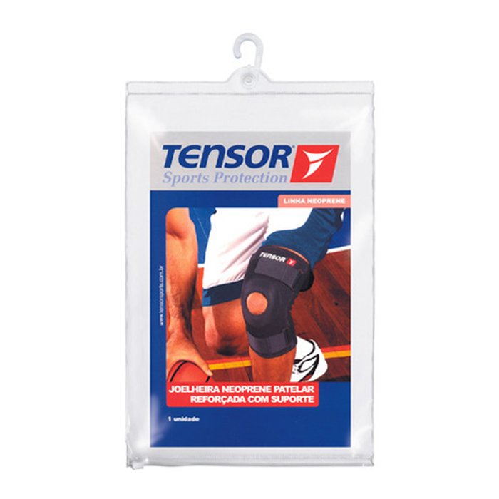 Encontraproduto.com.br - Joelheira neoprene patelar reforçada com suporte Tensor 8511 M Preto